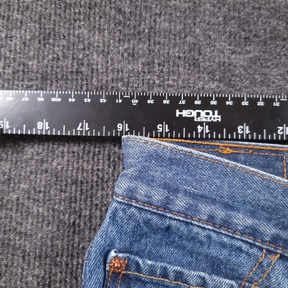 Levi's 505 Jeans Mens 34x25.5 Straight Fit Denim Work VTG Made In USA Y2K Street - Picture 4 of 12